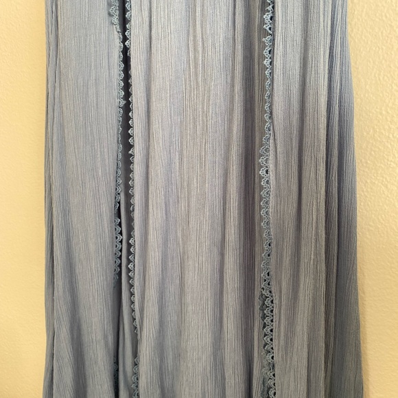 City beach Off the shoulder long womens dress-blue - Picture 4 of 7